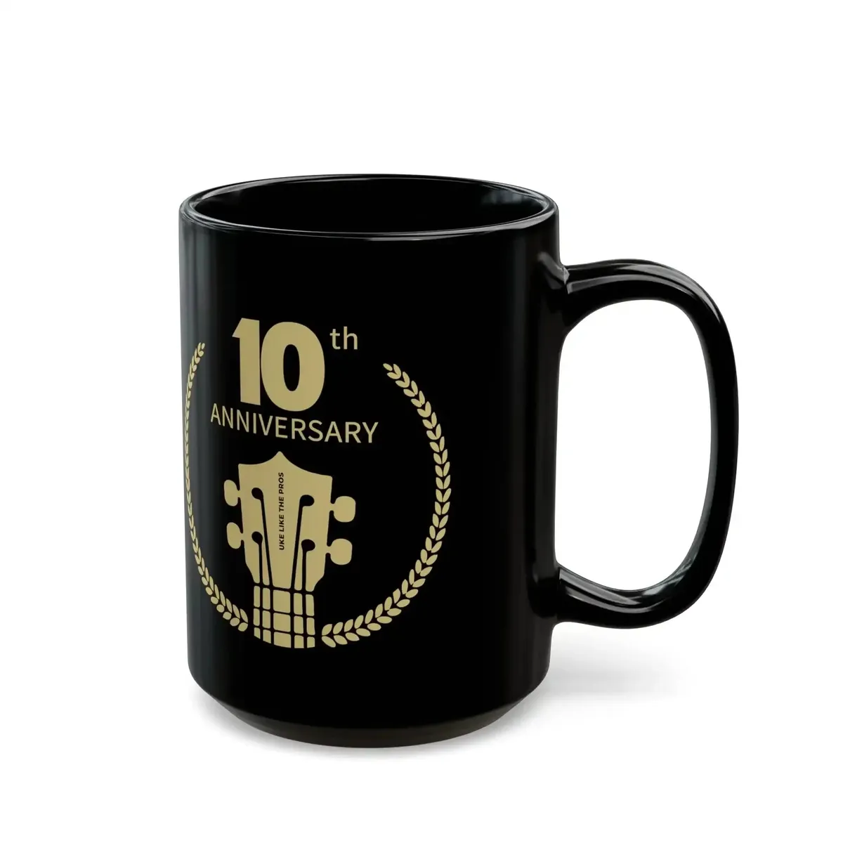 Uke Like The Pros 10th Anniversary Mug - 15 oz