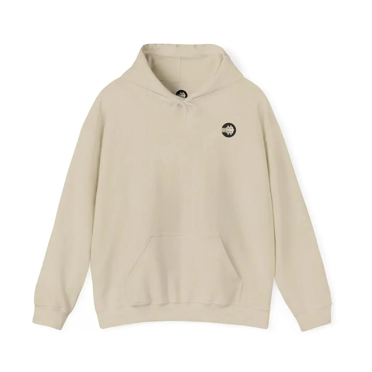 Uke Like The Pros Hoodie - Black Logo Pullover - Image 3