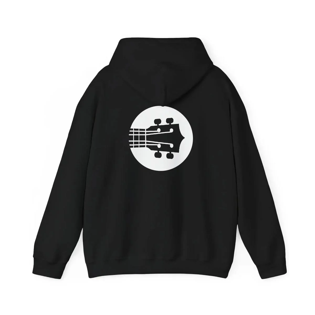 Uke Like The Pros Hoodie - White Logo Pullover - Image 12