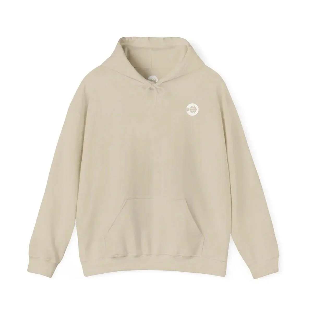 Uke Like The Pros Hoodie - White Logo Pullover - Image 2