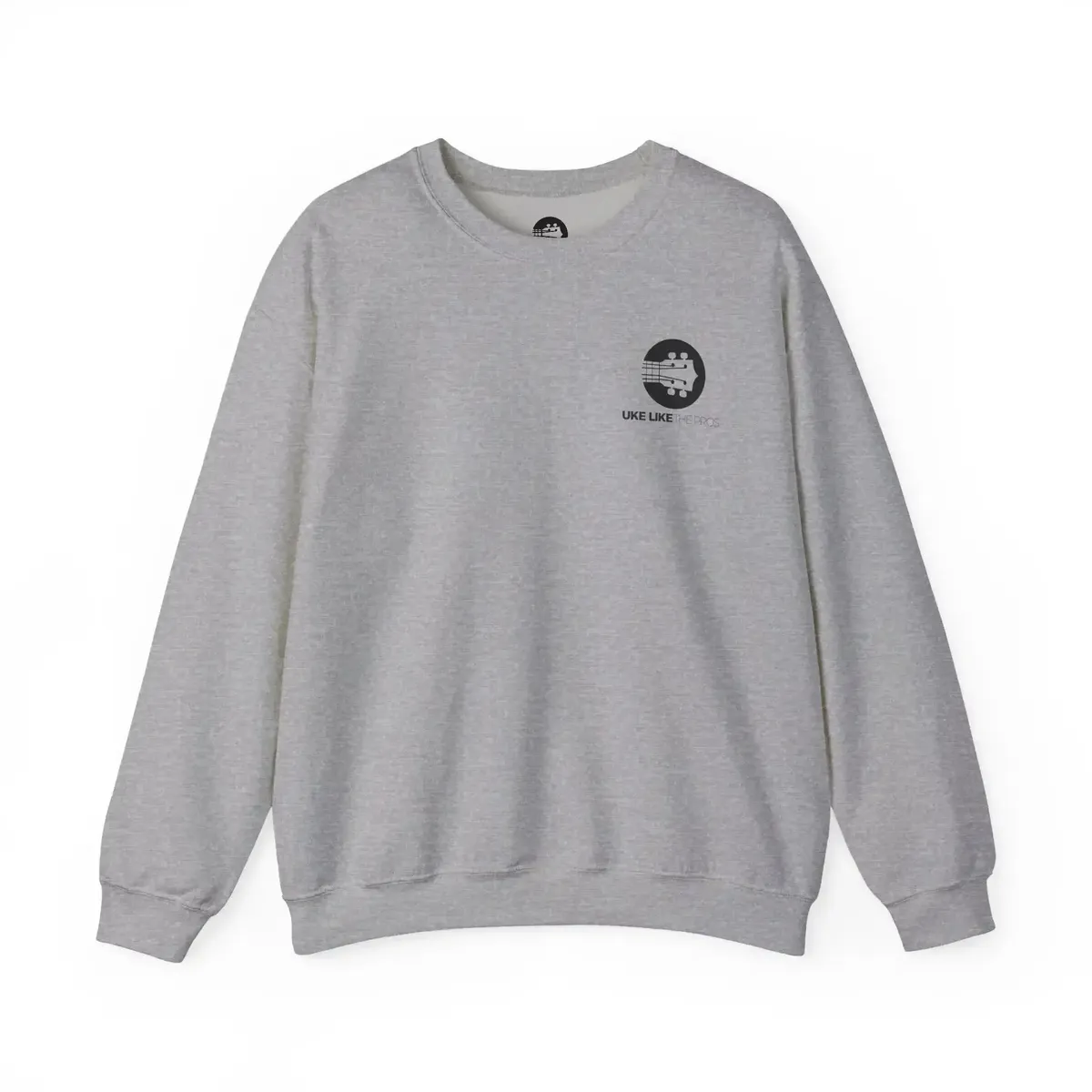 Uke Like The Pros Sweatshirt - Black Logo - Image 4