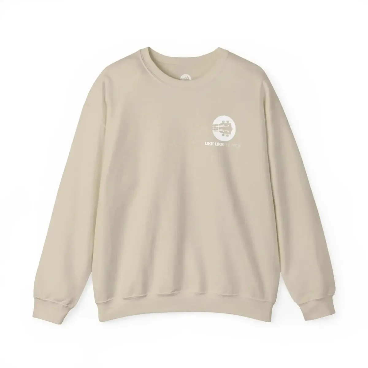Uke Like The Pros Sweatshirt - White Logo - Image 2