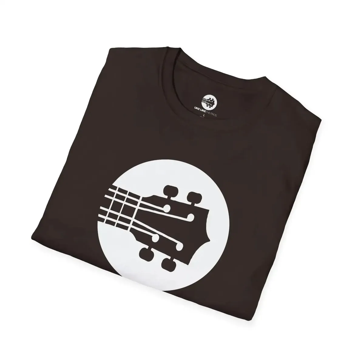 Uke Like The Pros T-Shirt - White Logo - Image 24