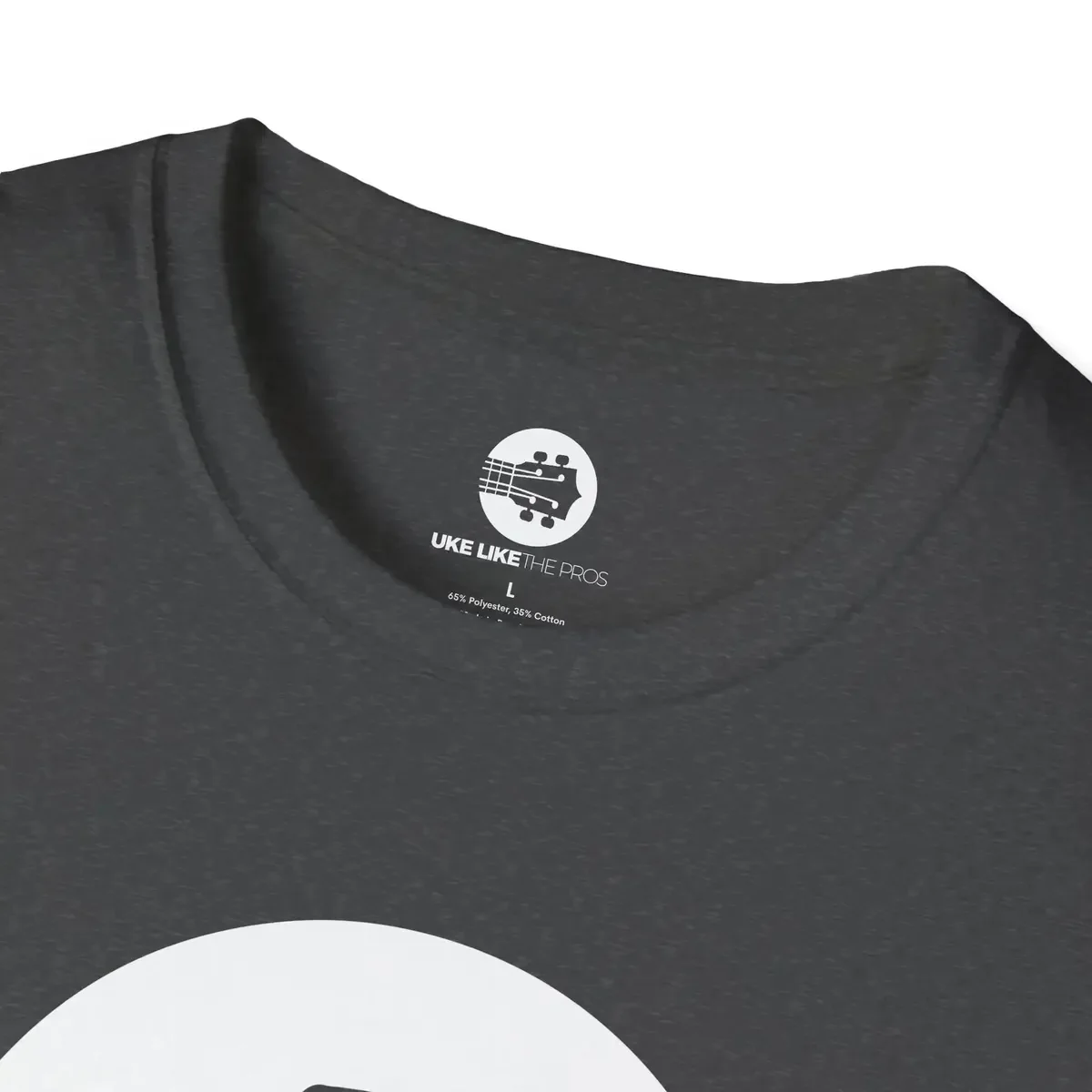 Uke Like The Pros T-Shirt - White Logo - Image 29