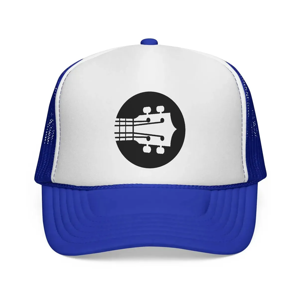 Uke Like The Pros Trucker Hat - Black Logo - Image 5
