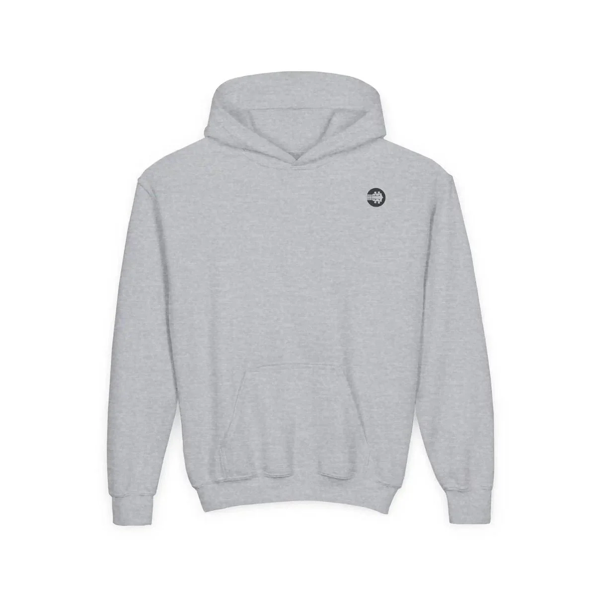Uke Like The Pros Youth Hoodie — Black Logo
