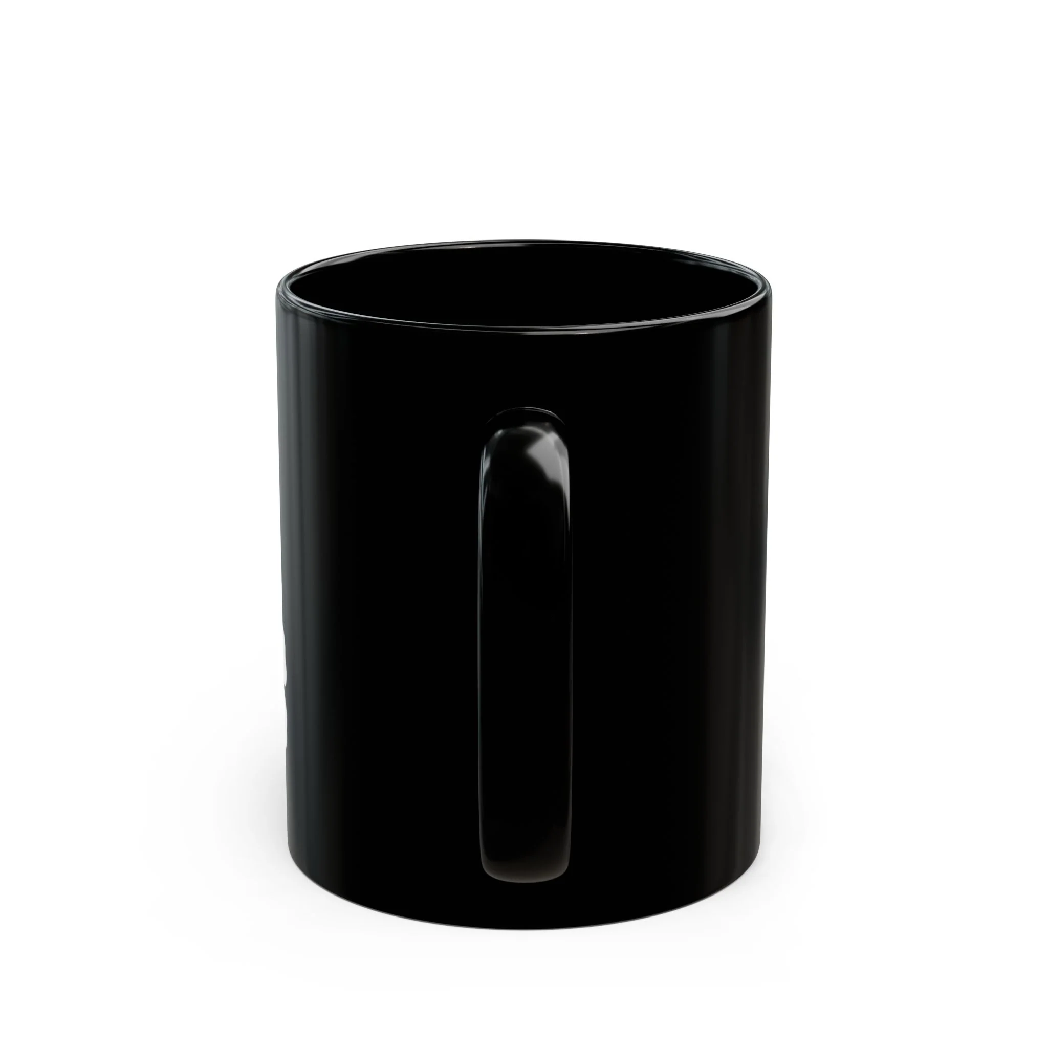 Ukulele Musician Black Ceramic Mug with Hibiscus - 11oz & 15oz - Image 6