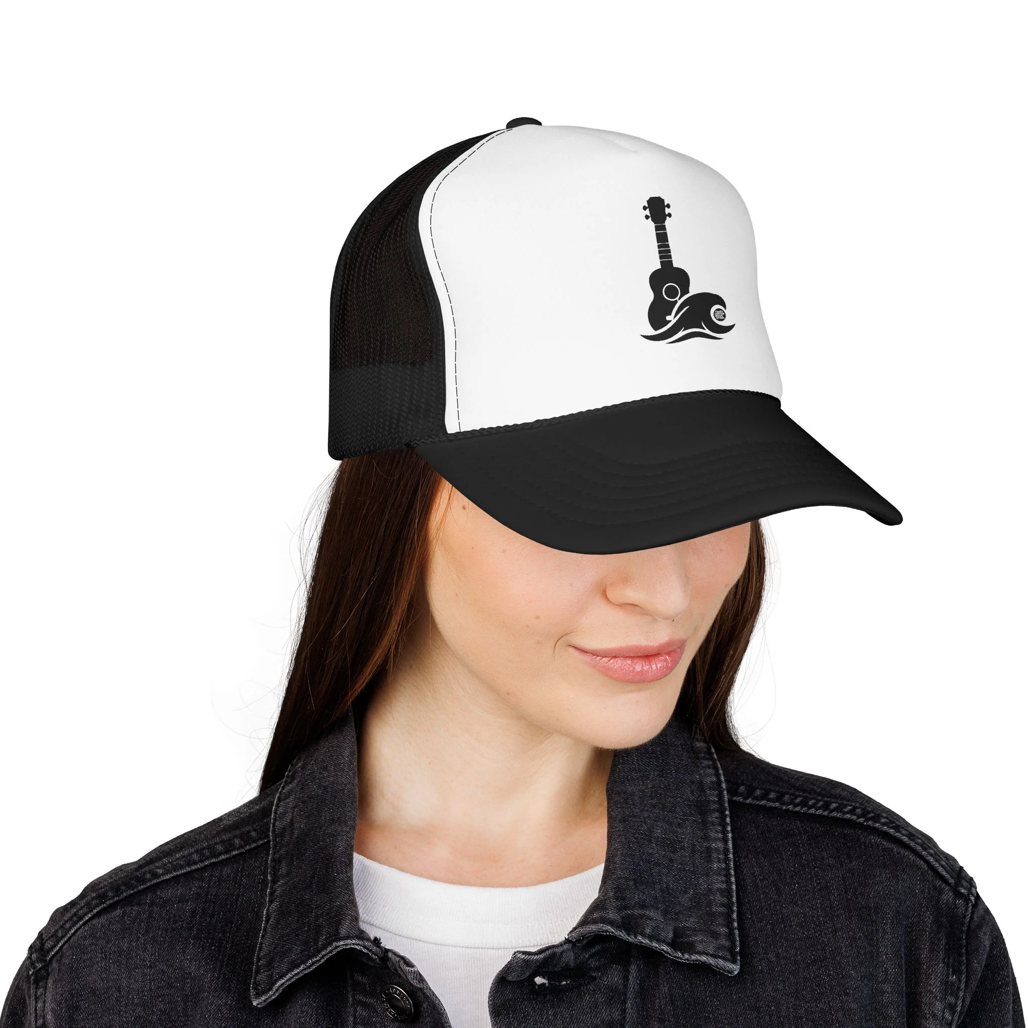 Ukulele Musician Foam Trucker Hat - Image 16