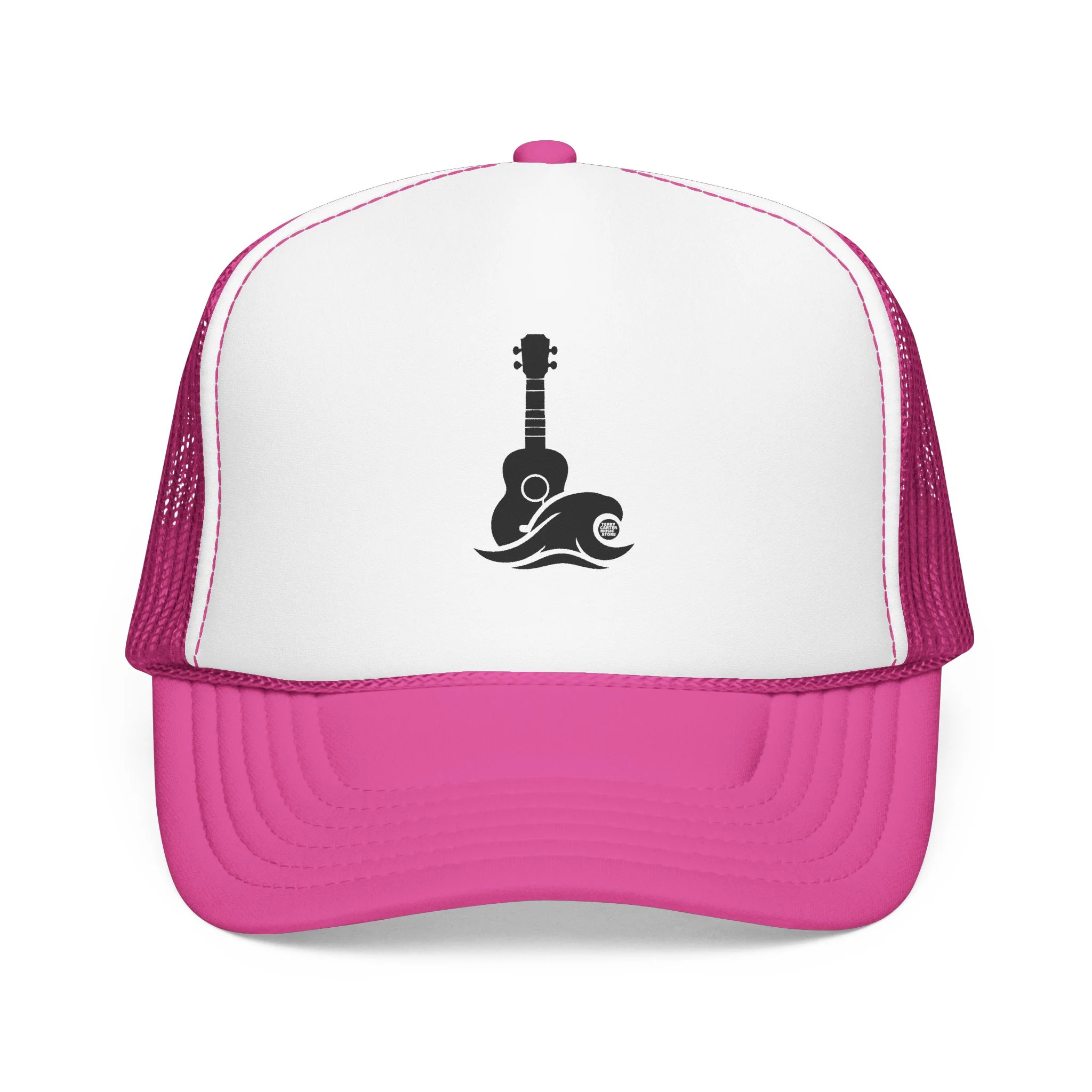 Ukulele Musician Foam Trucker Hat - Image 4