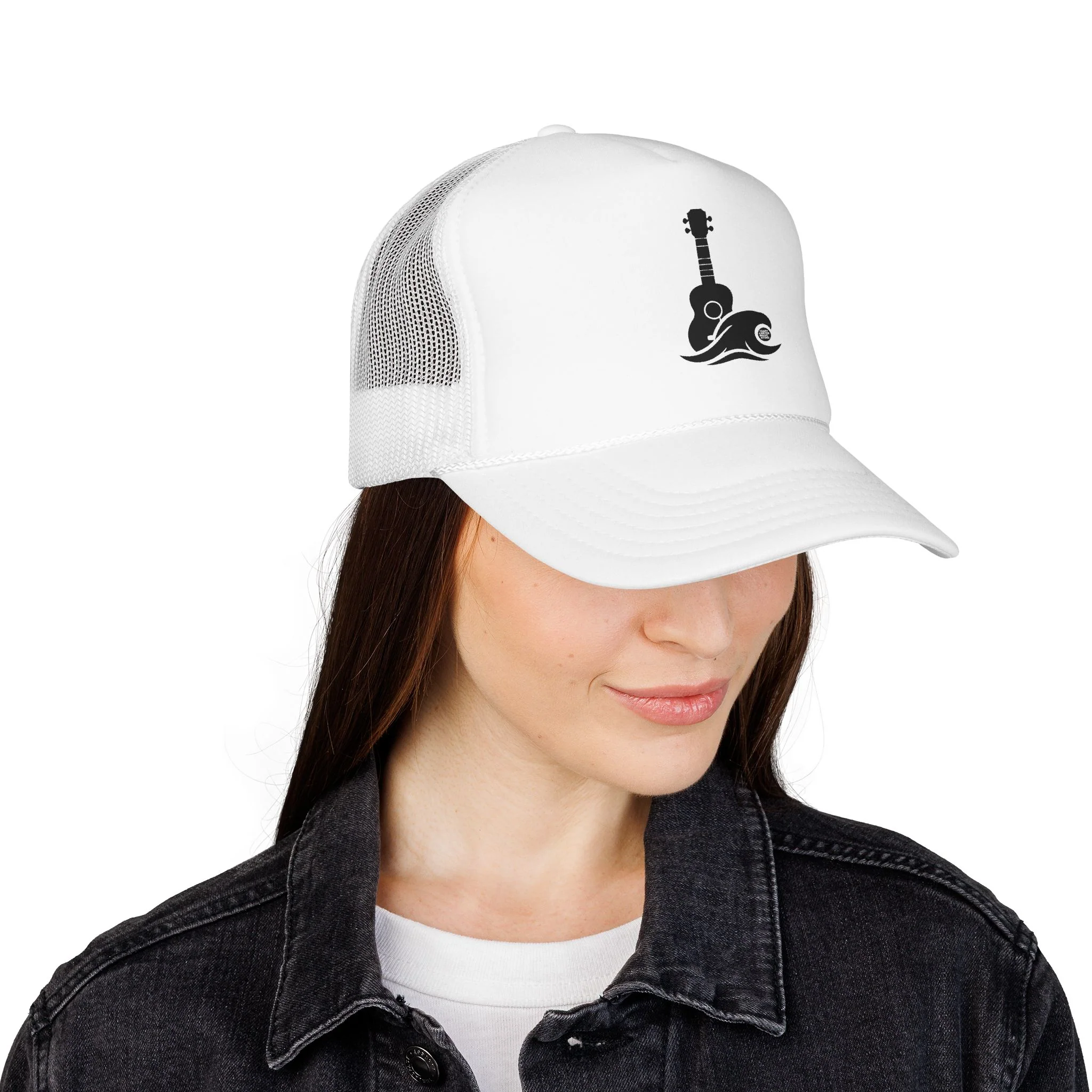 Ukulele Musician Foam Trucker Hat - Image 43