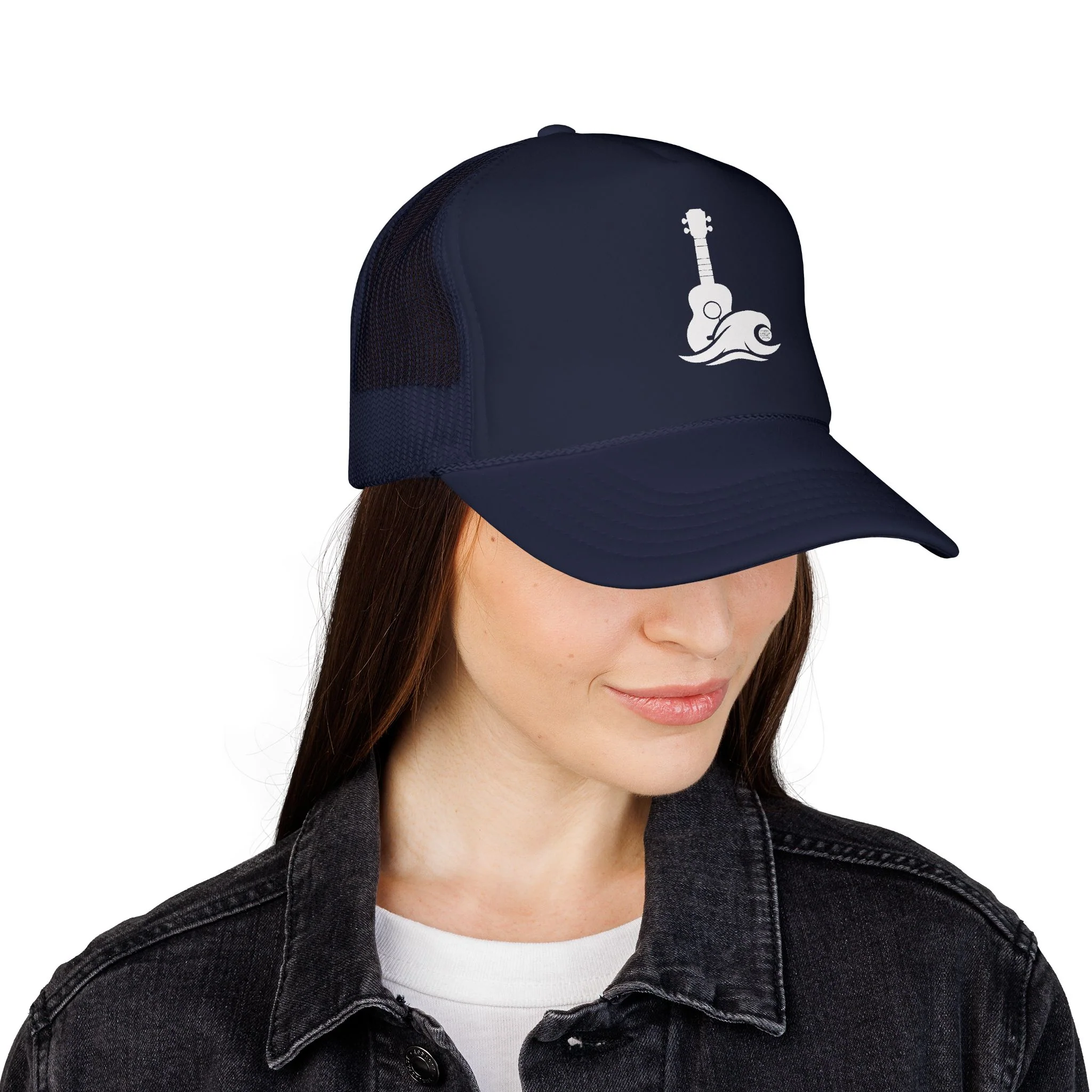 Ukulele Musician Foam Trucker Hat - Image 49