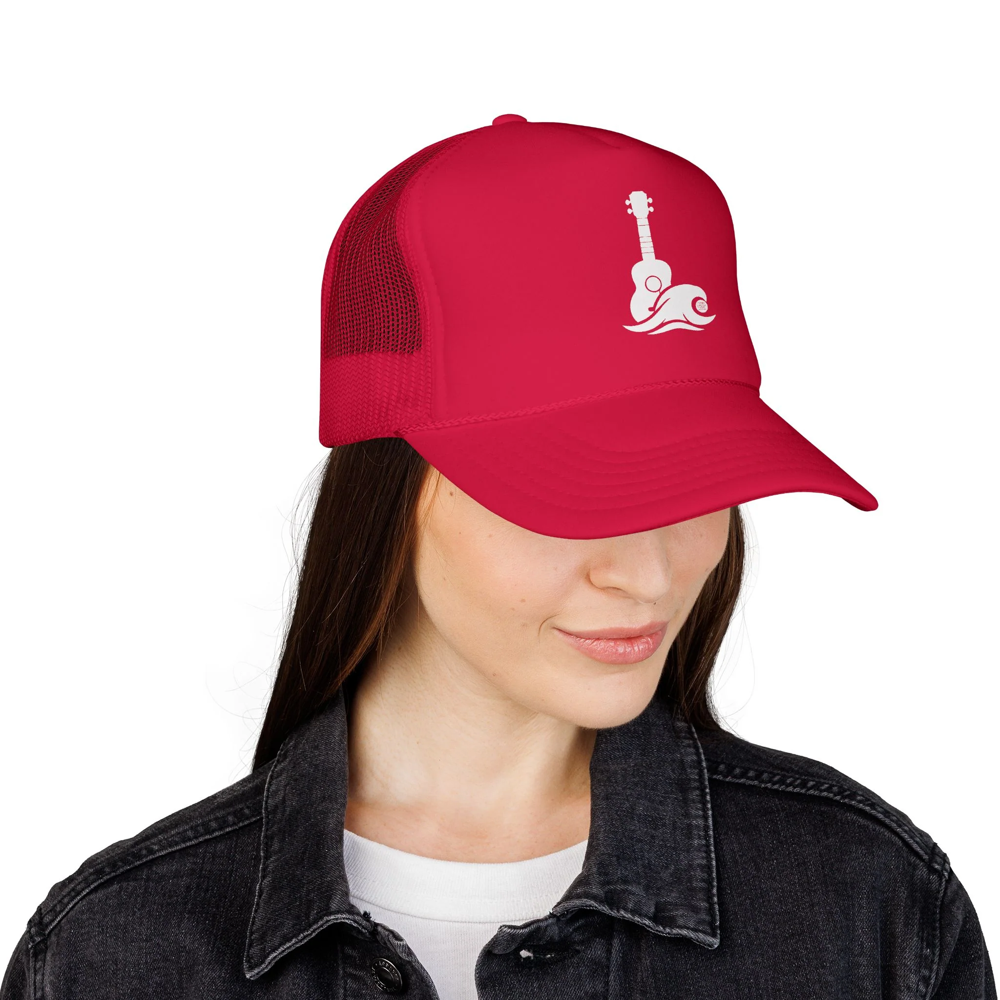 Ukulele Musician Foam Trucker Hat - Image 52