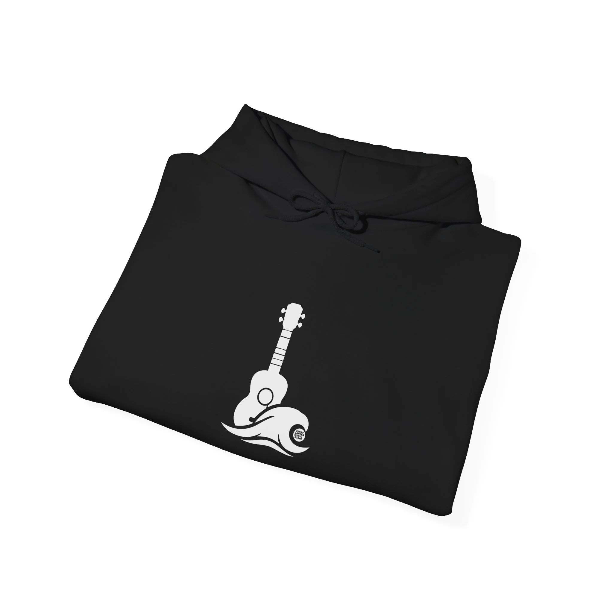 Ukulele Musician Hoodie - White Logo - Image 10