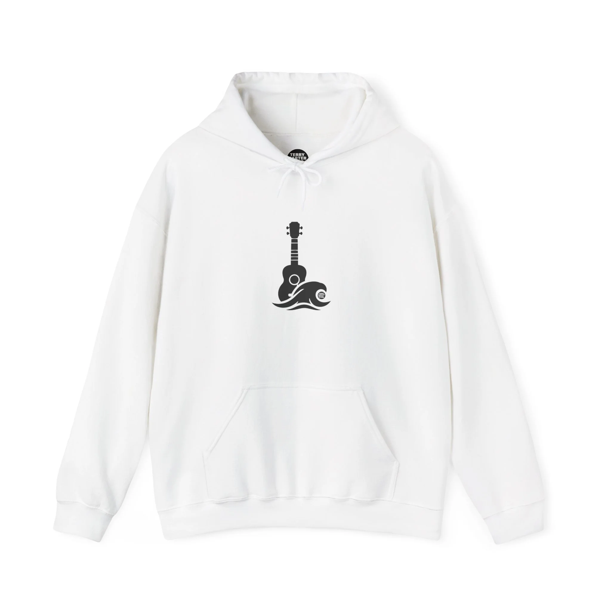 Ukulele Musician Hoodie - Black Logo