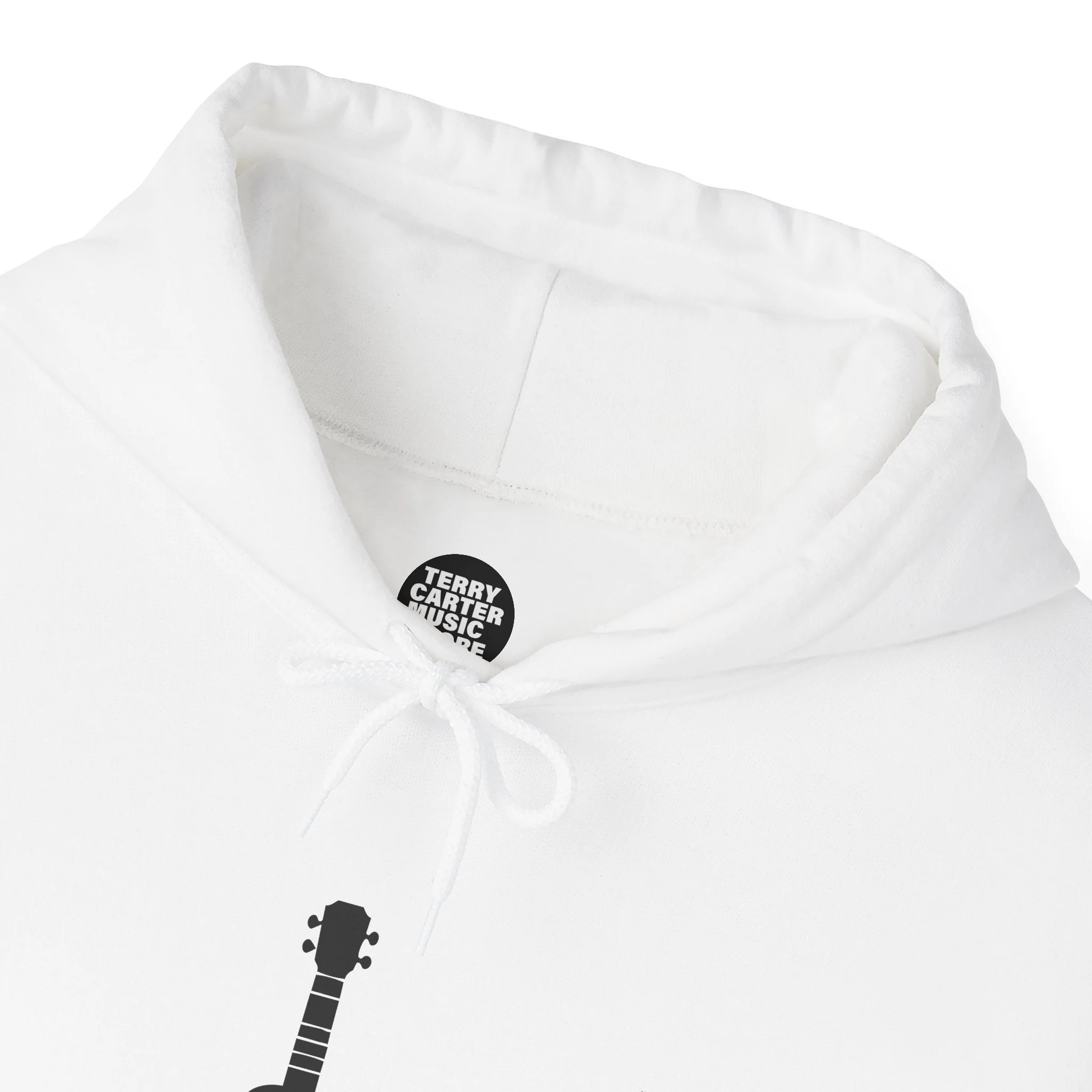 Ukulele Musician Hoodie - Black Logo - Image 11