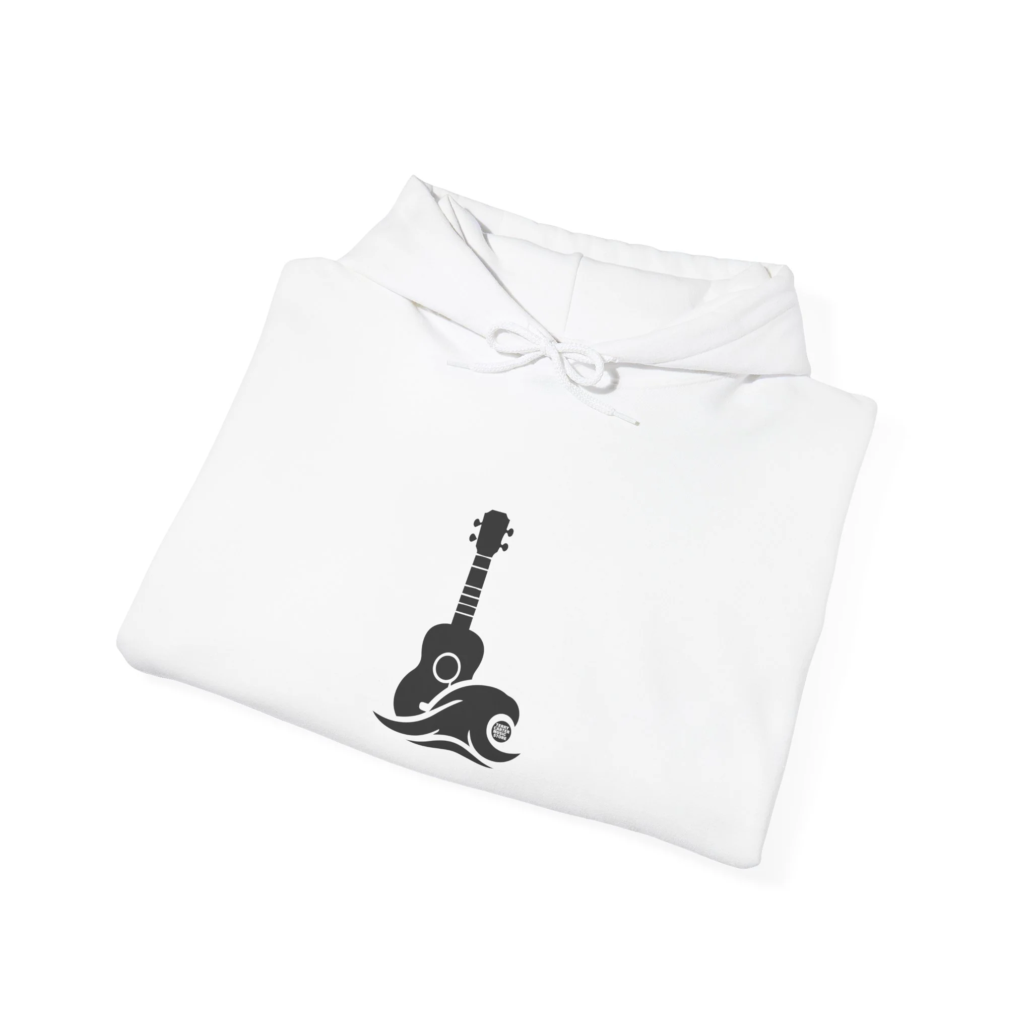 Ukulele Musician Hoodie - Black Logo - Image 12