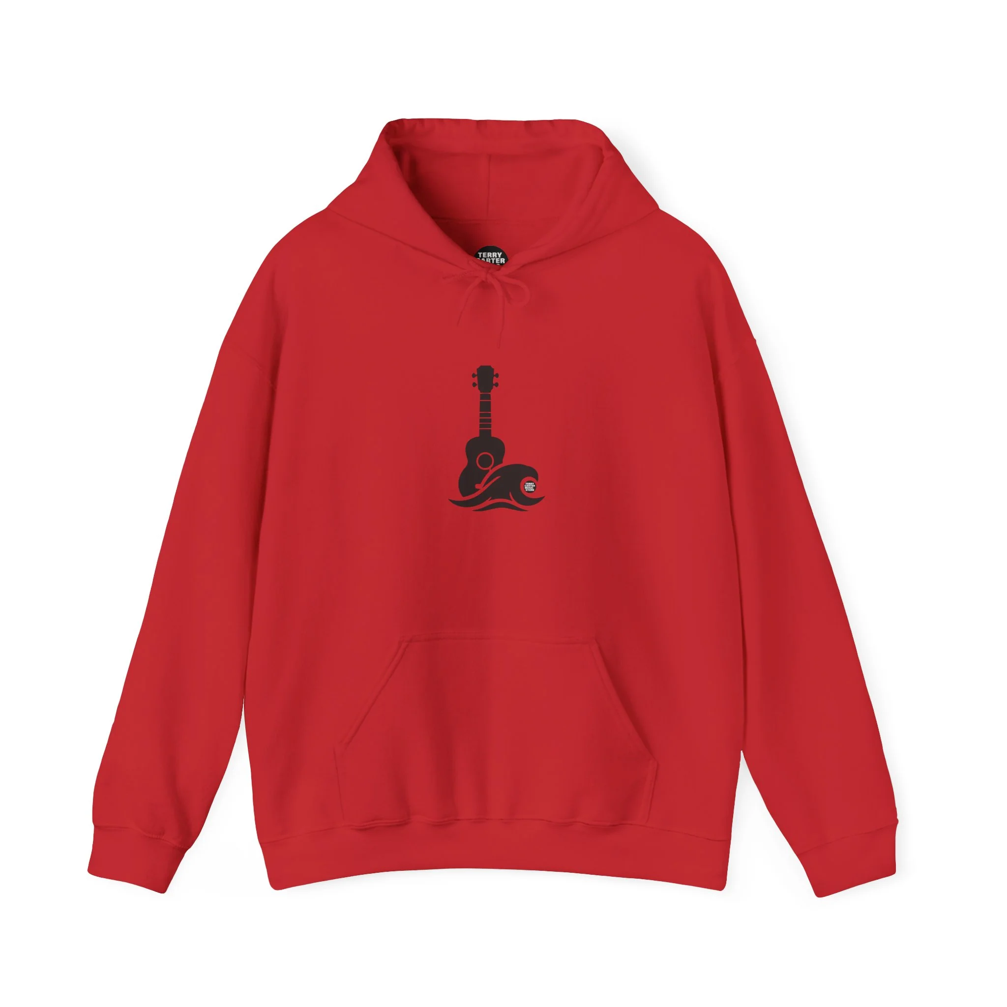 Ukulele Musician Hoodie - Black Logo - Image 6