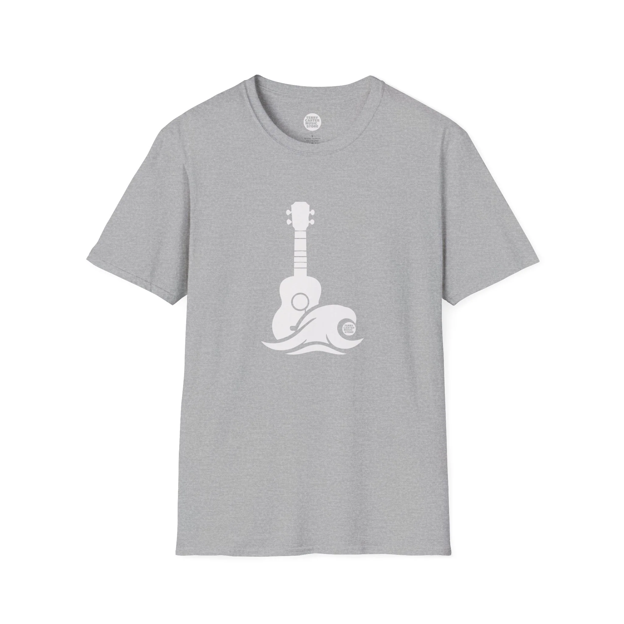 Ukulele Musician T‑Shirt - White Logo - Image 2