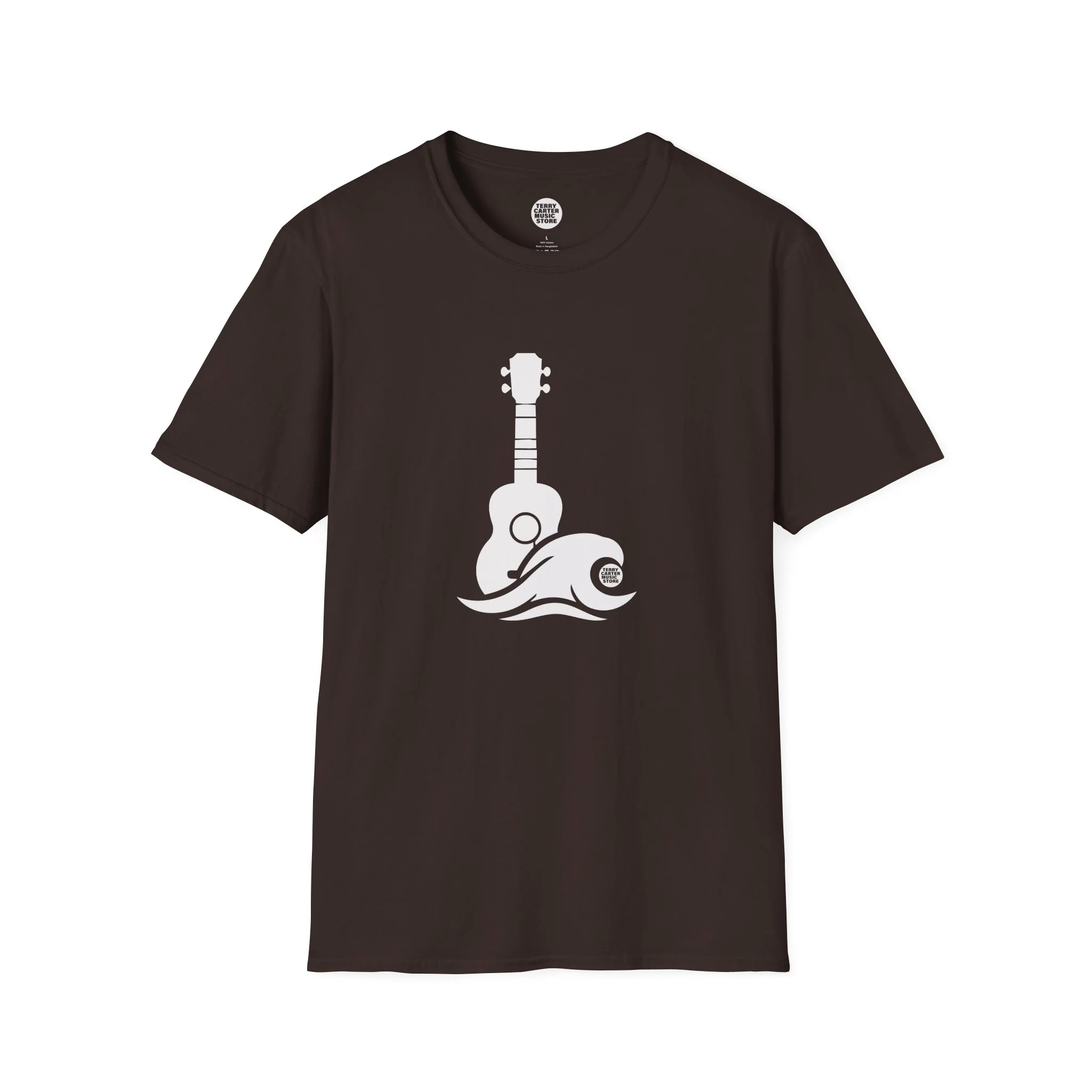Ukulele Musician T‑Shirt - White Logo - Image 3