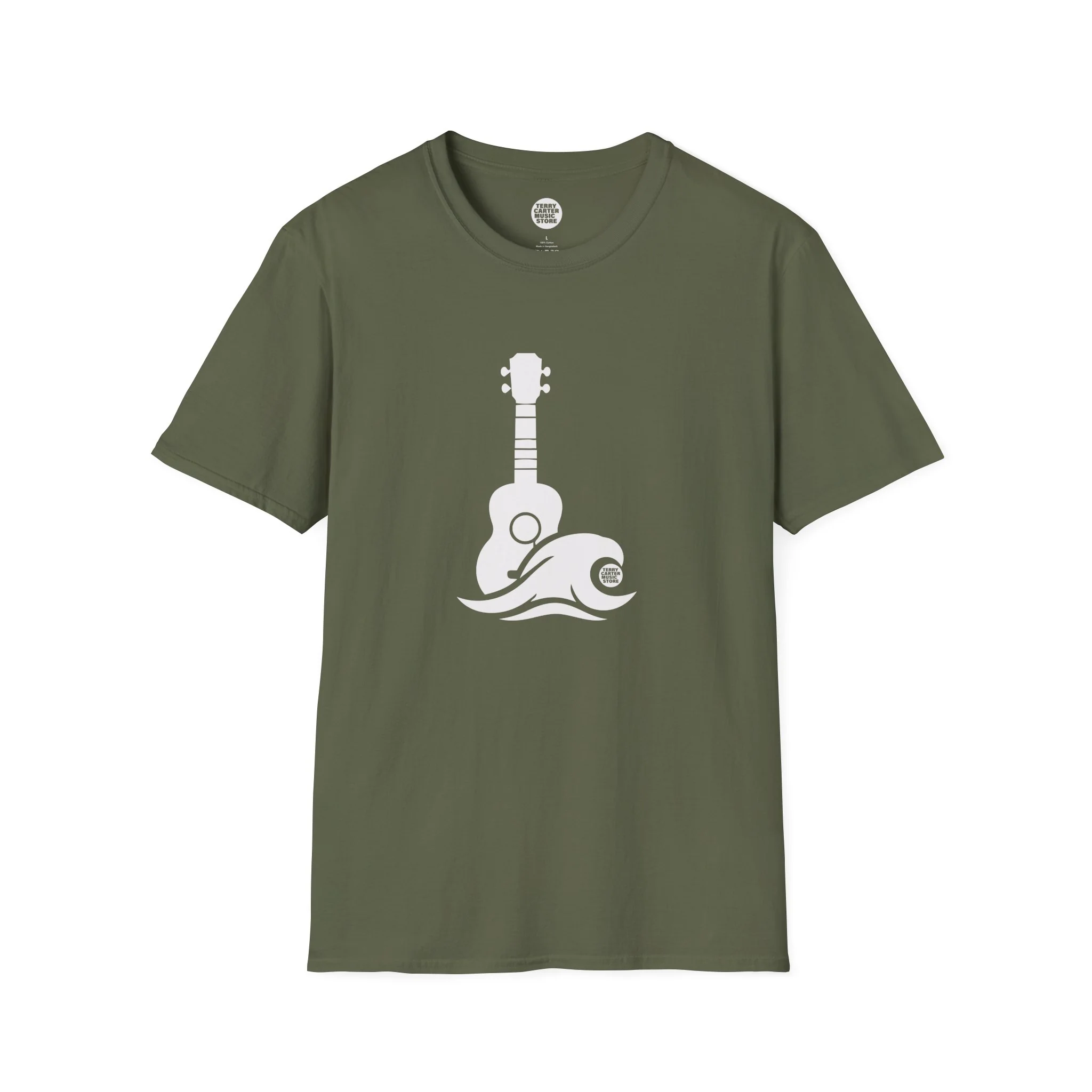 Ukulele Musician T‑Shirt - White Logo - Image 4