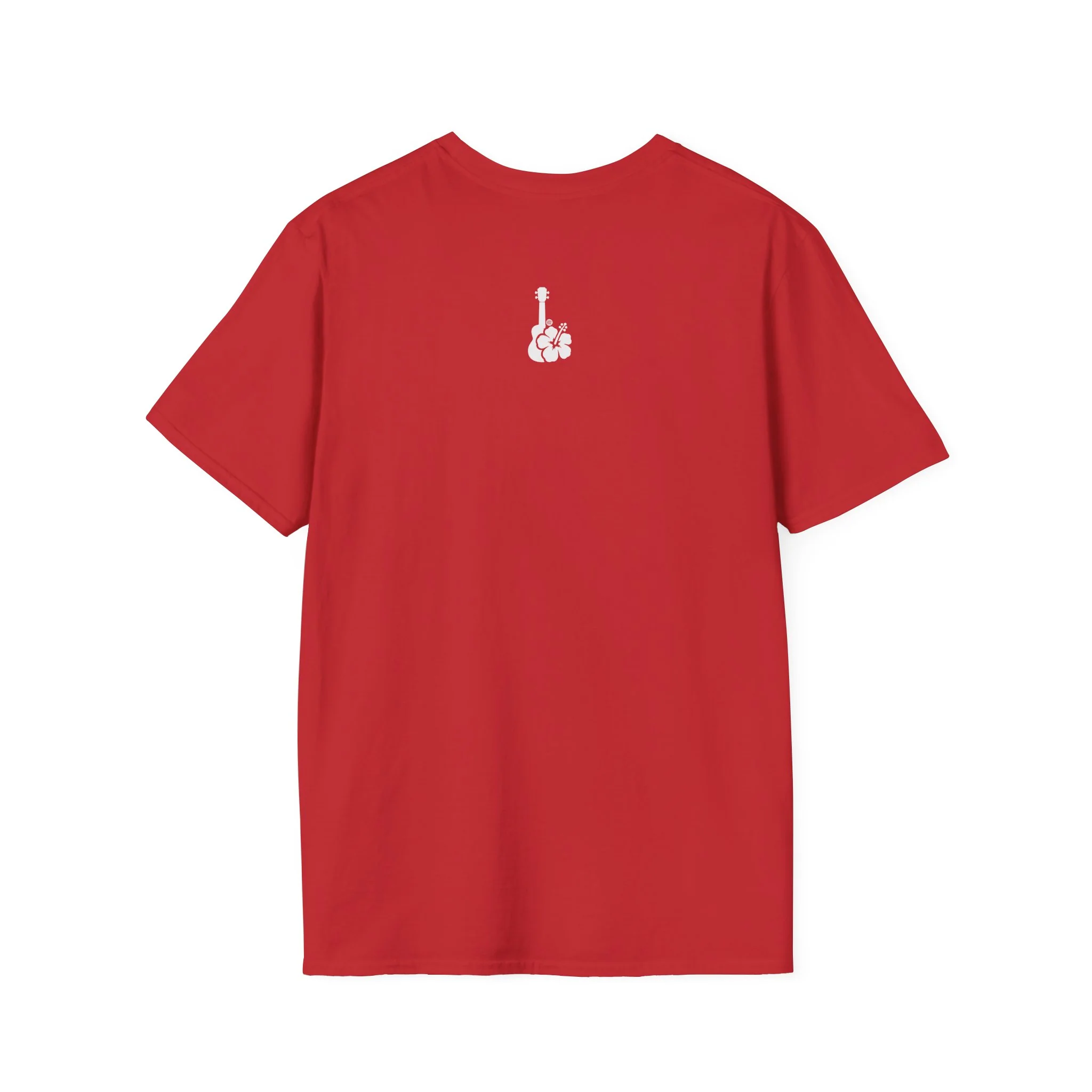 Ukulele Musician T-Shirt with Hibiscus - White Logo - Image 20