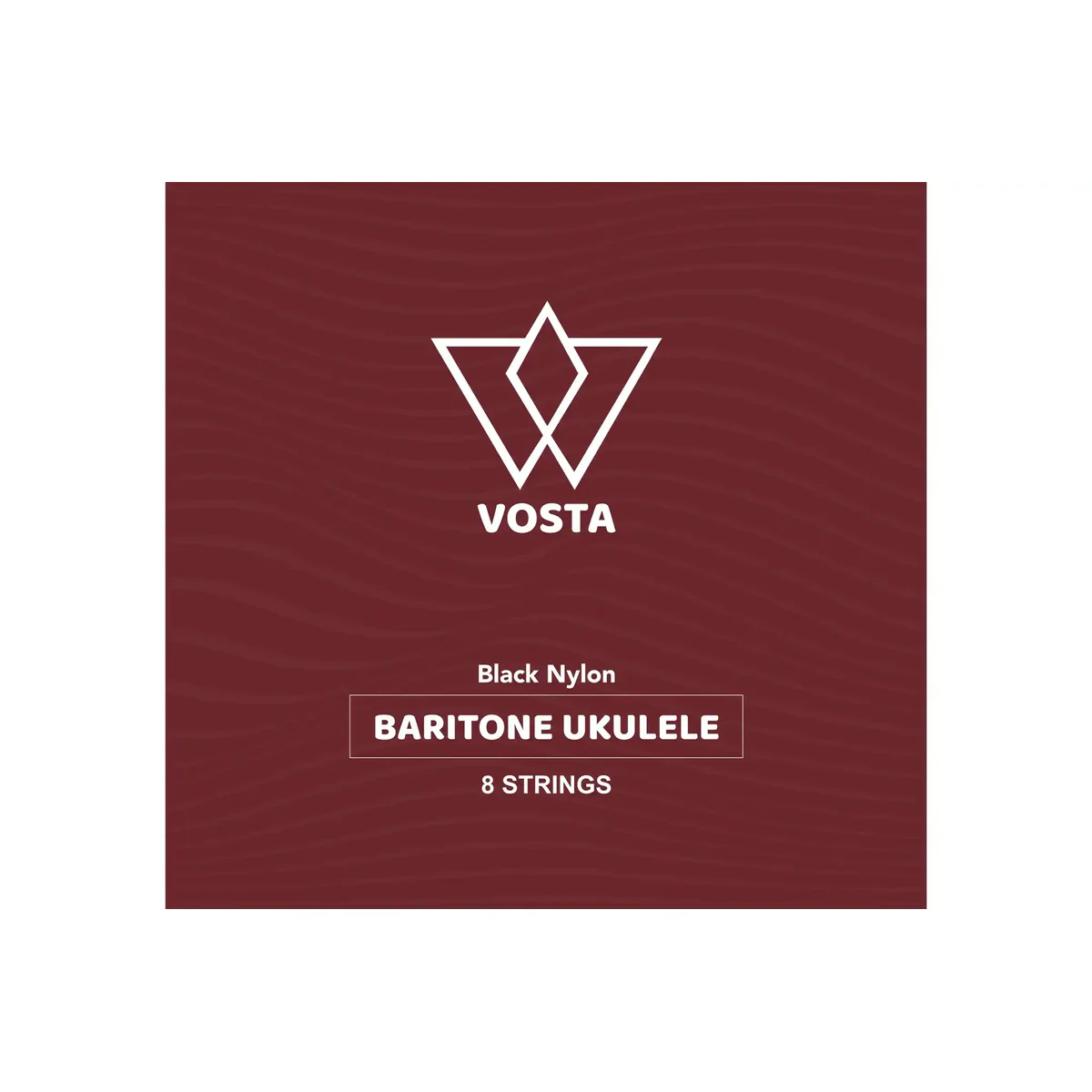 Vosta Black Nylon Baritone Ukulele Strings - 8 String Baritone