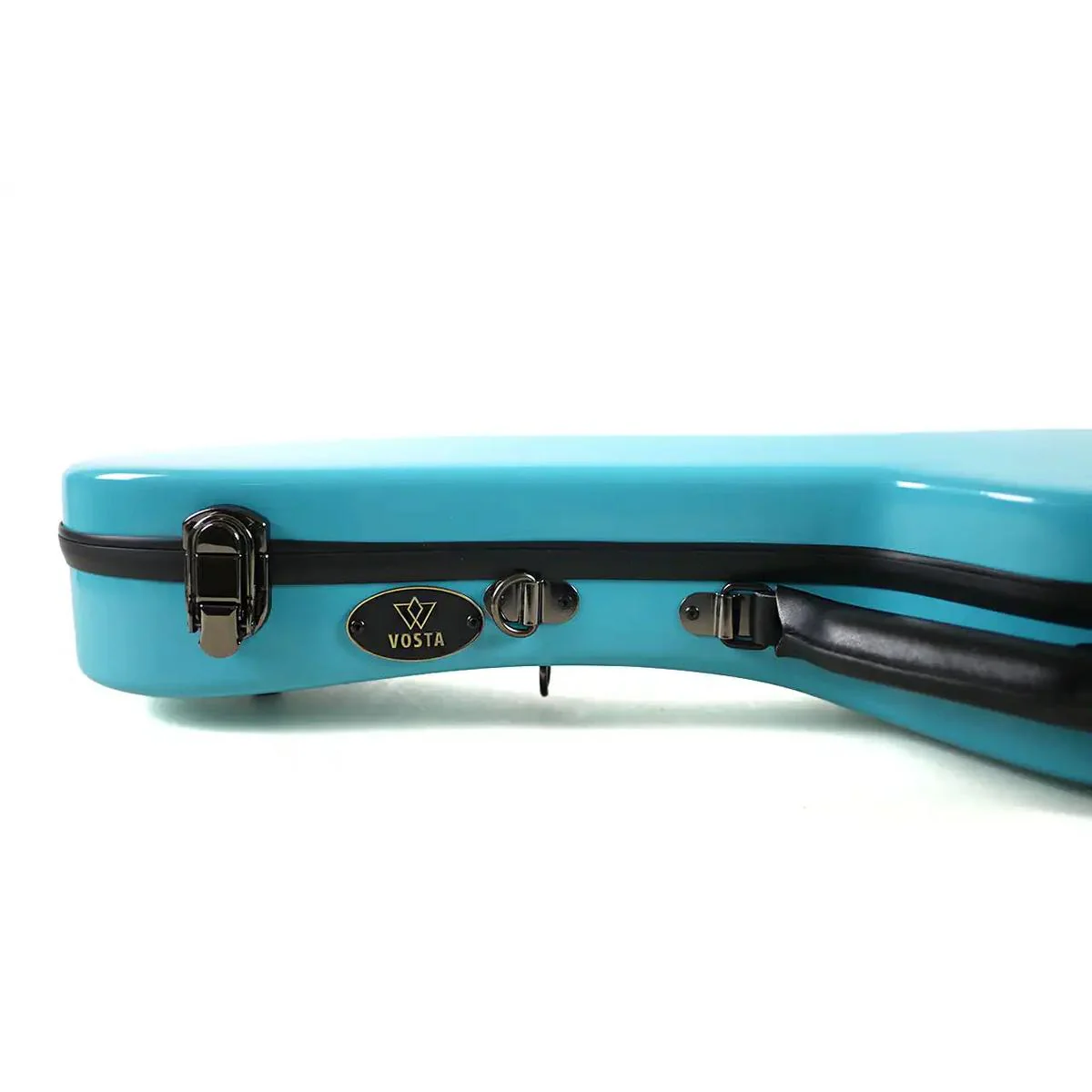 Vosta Blue Archtop Fiberglass Tenor Ukulele Hardshell Case - Image 4