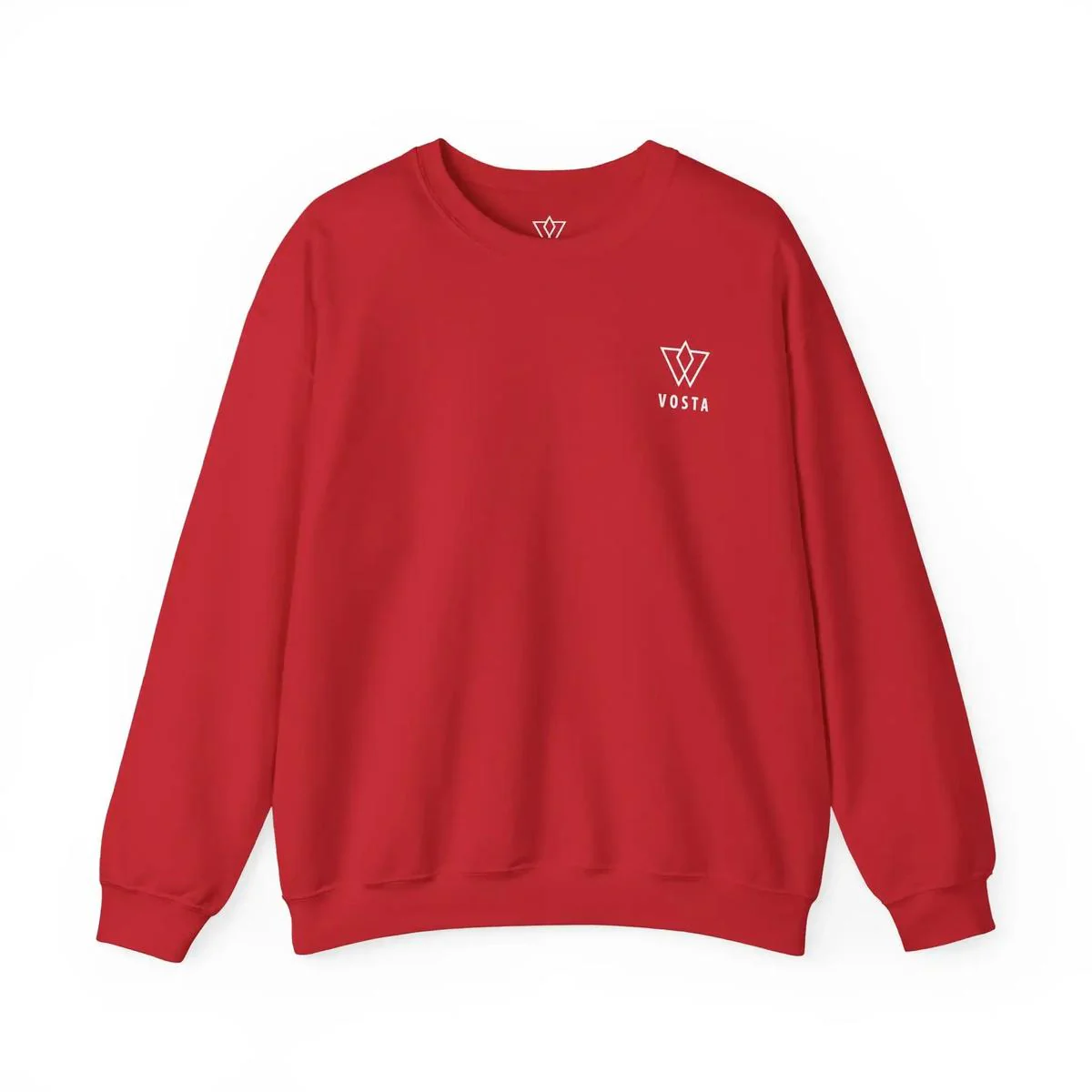 Vosta Crewneck Sweatshirt - White Logo - Image 11