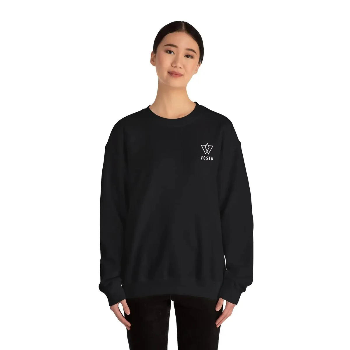 Vosta Crewneck Sweatshirt - White Logo - Image 19