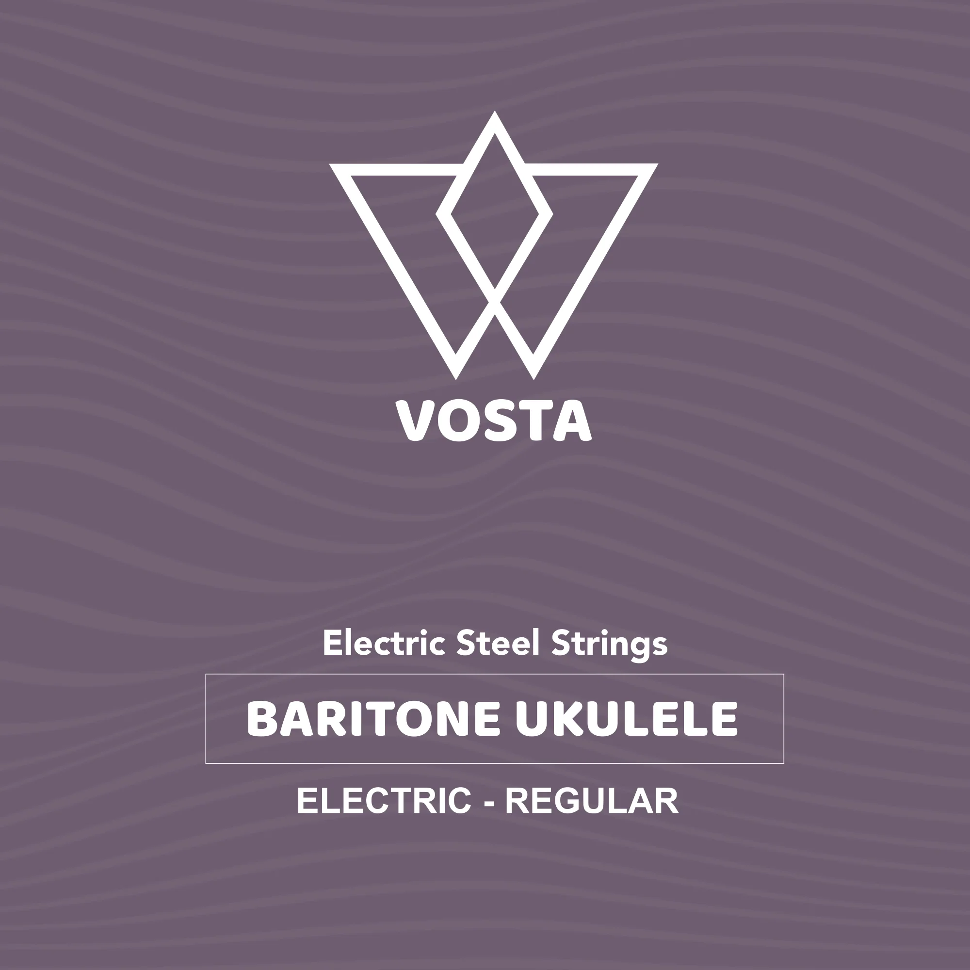 Vosta Electric Baritone Ukulele Steel Strings - Regular Set