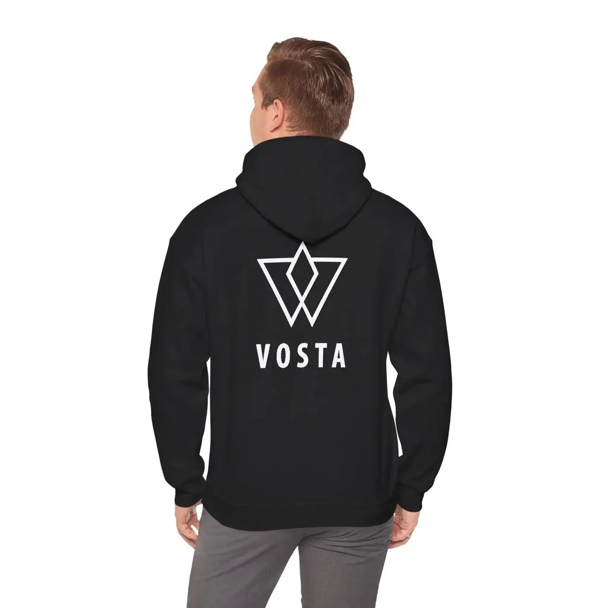 Vosta Hoodie - White Logo Pullover - Image 16