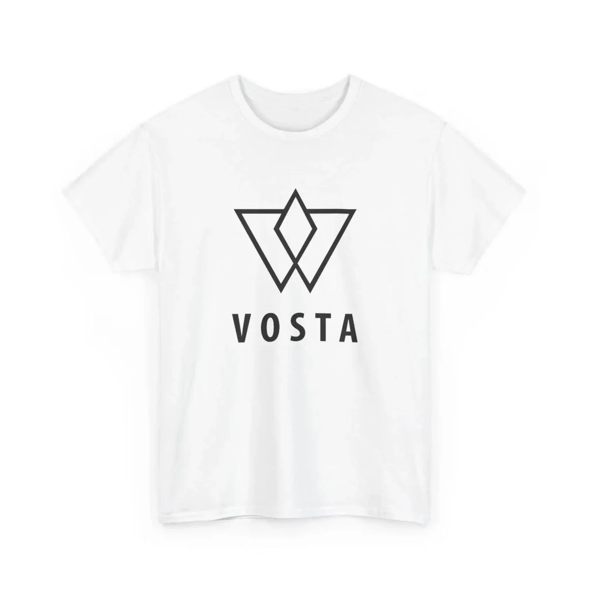 Vosta Minimal Logo T-Shirt - Black Logo - Image 25