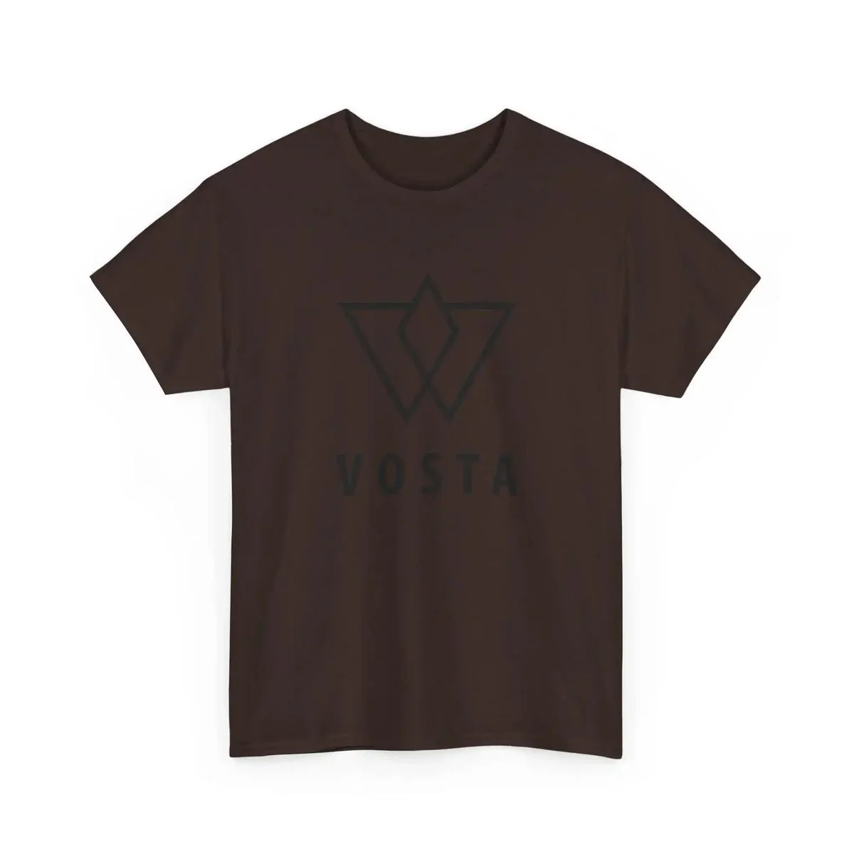 Vosta Minimal Logo T-Shirt - Black Logo - Image 40