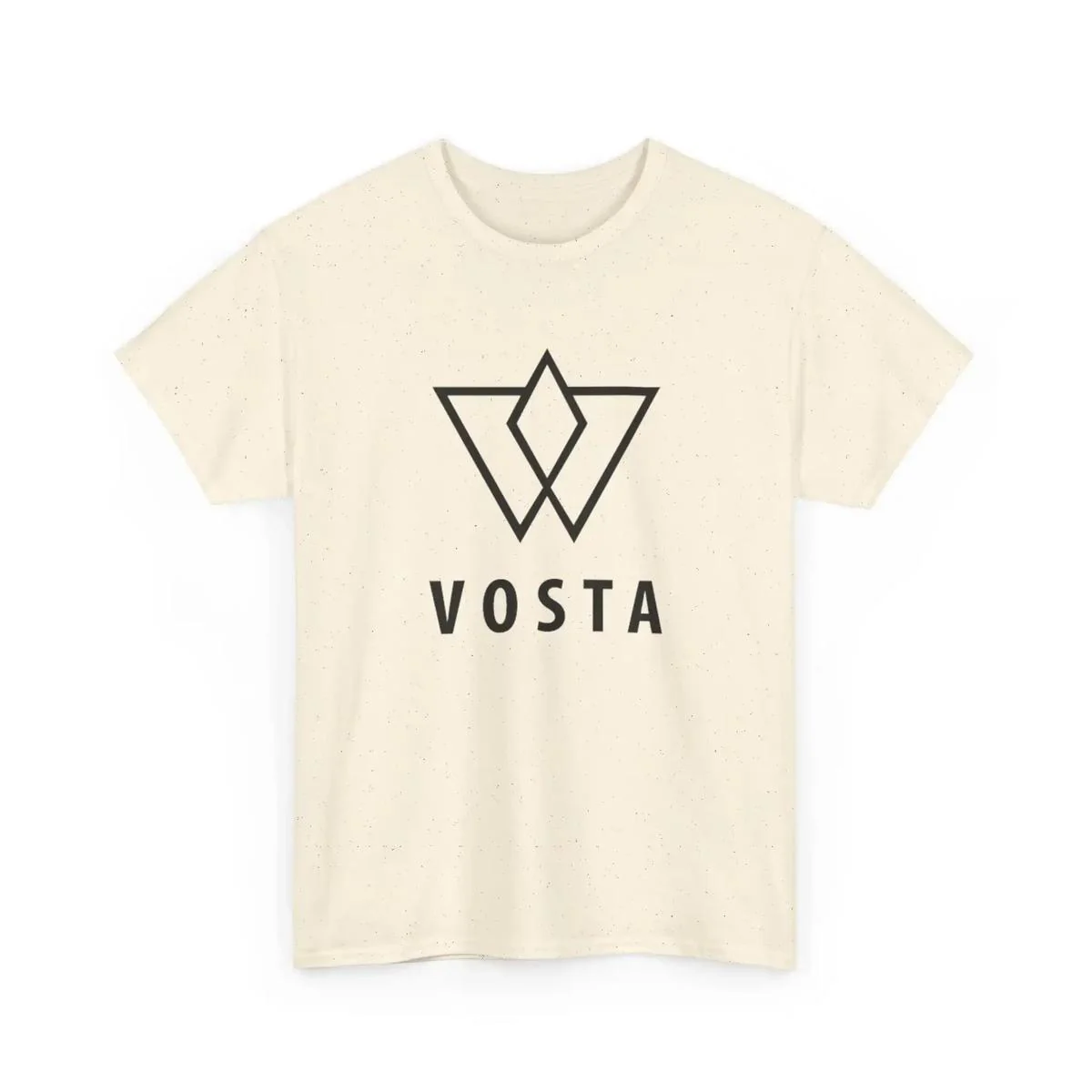 Vosta Minimal Logo T-Shirt - Black Logo - Image 43