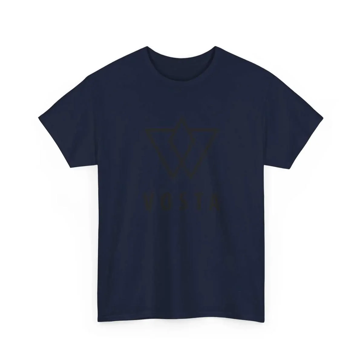 Vosta Minimal Logo T-Shirt - Black Logo - Image 61