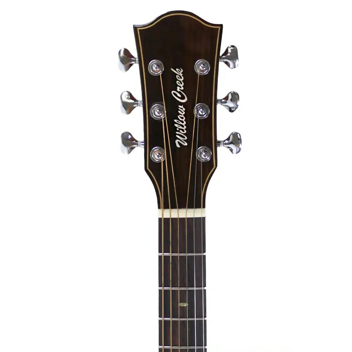 Willow Creek FX-PG44 Mahogany Deluxe Acoustic Grand Auditorium Guitar w/ Effects & Bluetooth - Image 6
