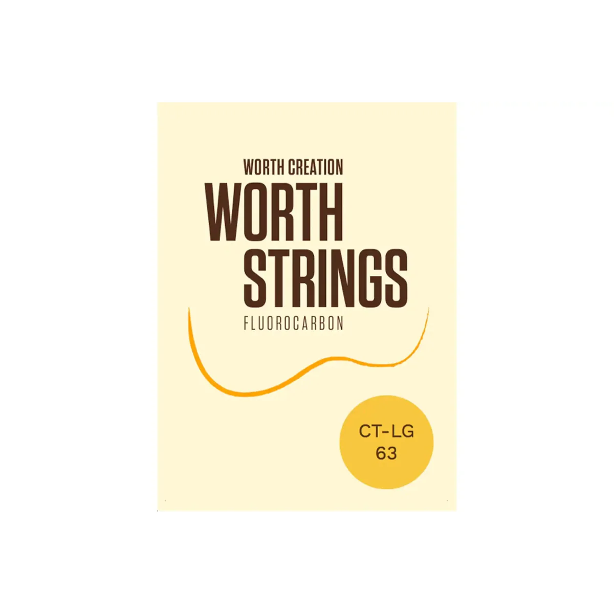Worth CT-LG-63 Clear Fluorocarbon Tenor Ukulele Strings (G-C-E-A Tuning) - LOW G
